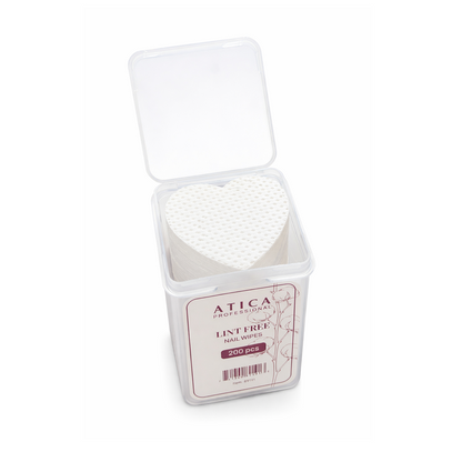 Lint Free Nail Wipes in plastic box (200pcs) Atica