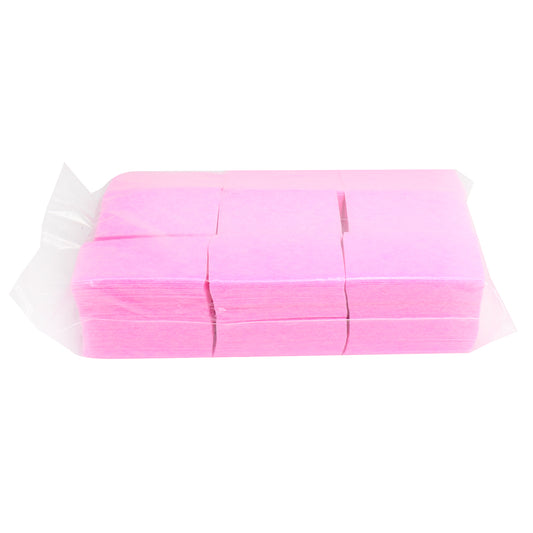 Lint Free Cotton Wipes Pink 1000pcs