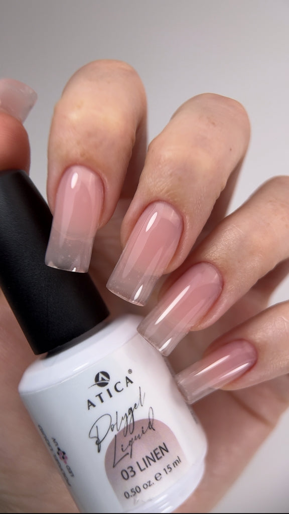 Polygel Vloeibaar Linnen 15 ml Atica