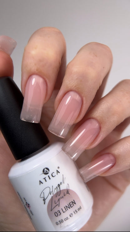 Polygel Vloeibaar Linnen 15 ml Atica