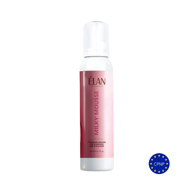 ELAN MILKY MOUSSE: cleansing mousse for eyebrows and eyelashes 150ml