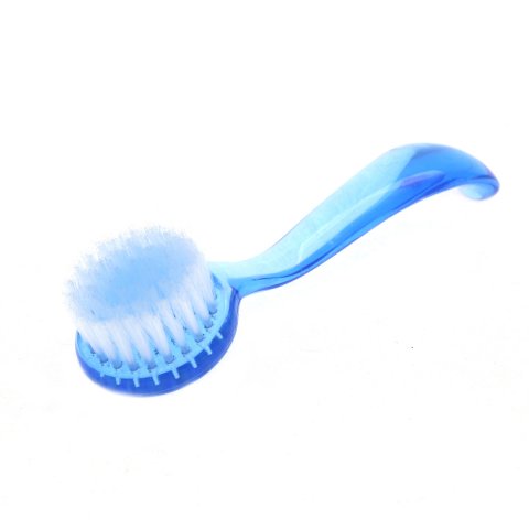 Nail dust brush with handles (round)