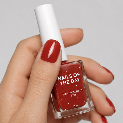 Лак для нігтів №1 - Червоний 11 мл NAILSOFTHEDAY