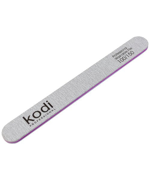 Nail file Straight 100/150 (178/19/4) grey Kodi Professional