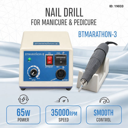 Nagelfräser BTMarathon ESCORT-3 (KOPIE) 45W 35000 U/min (mit Pedal)