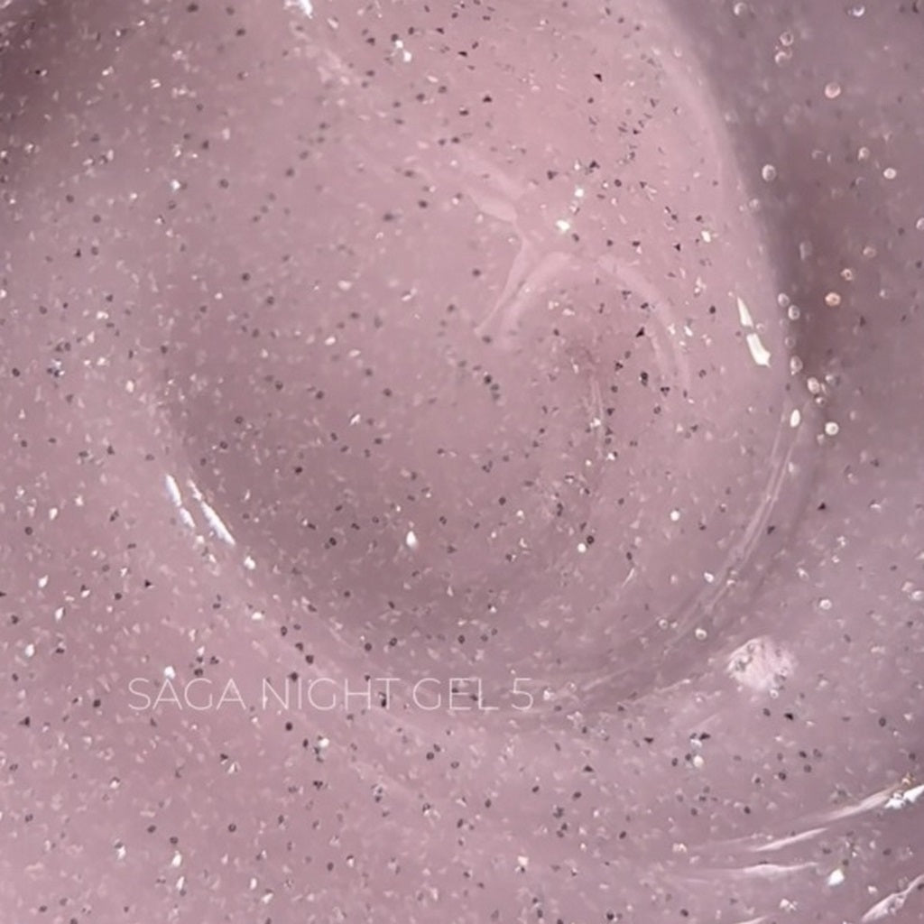 Builder гель Night №5 15 ml Saga Professional