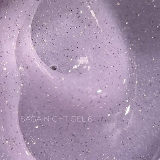 Builder Gel Night №6 15 ml Saga Professional