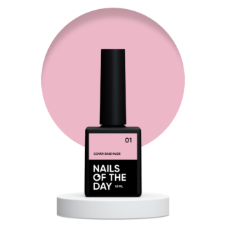 NAILSOFTHEDAY Cover base nude 01 10 ml