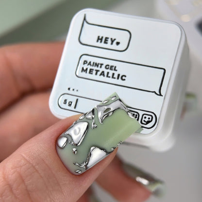 Paint gel Metallic 5 ml HEYLOVE