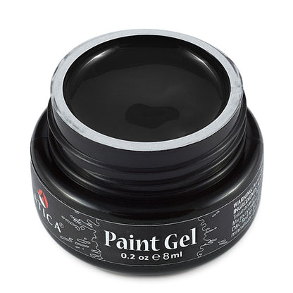 Гель-краска - Black 8ml Atica