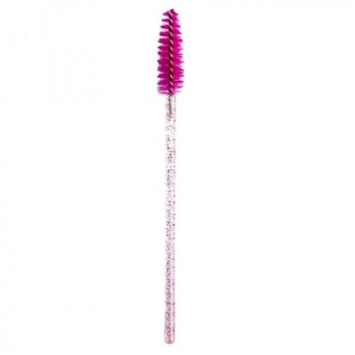Brush for mascara / eyelashes / eyebrows pink nylon set 2 (pcs) Kodi Professional