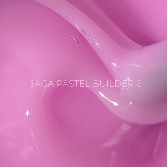Builder Gel Pastel Color №6 15 ml Saga Professional
