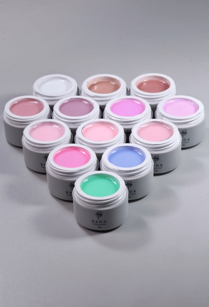 Builder Gel Pastel Color №2 15 ml Saga Professional