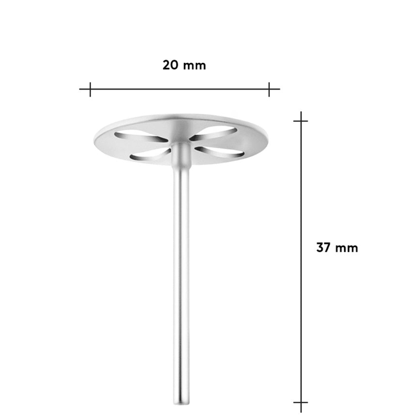 Pododisc Staleks Pro M und Set mit Einwegfeilen 180er Körnung 5 Stk. (20 mm), PDLset-20