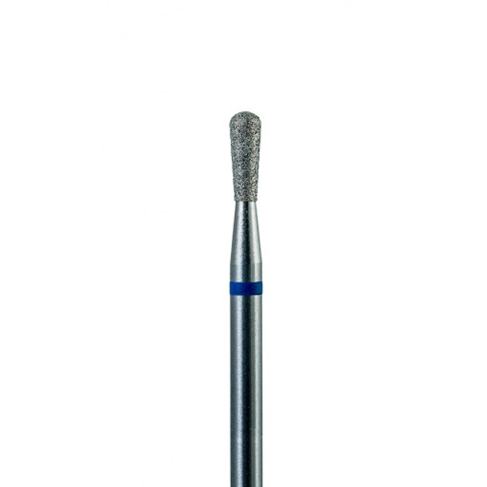 Diamond nail drill bit, “Pear”, 2.5*7 mm, Blue