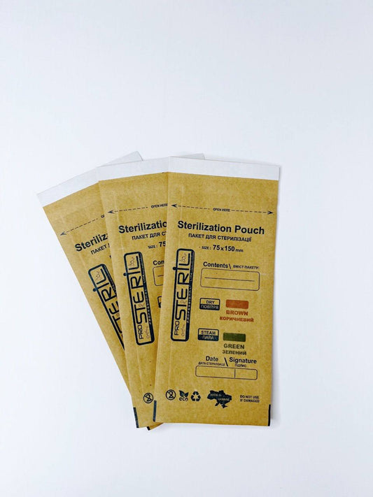 Craft bag for sterilization ProSteril 75*150mm (brown) 100pcs