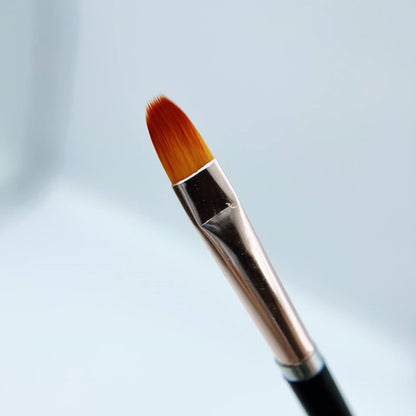 Set aus Gel-Pinsel Oval Schwarz (5 Stück)