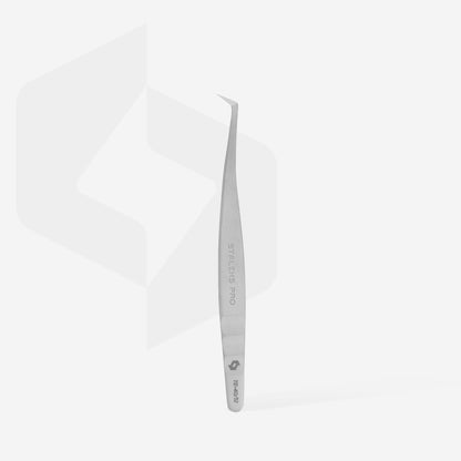 Eyelash tweezers Staleks Pro Expert 40 Type 12,  TE-40/12