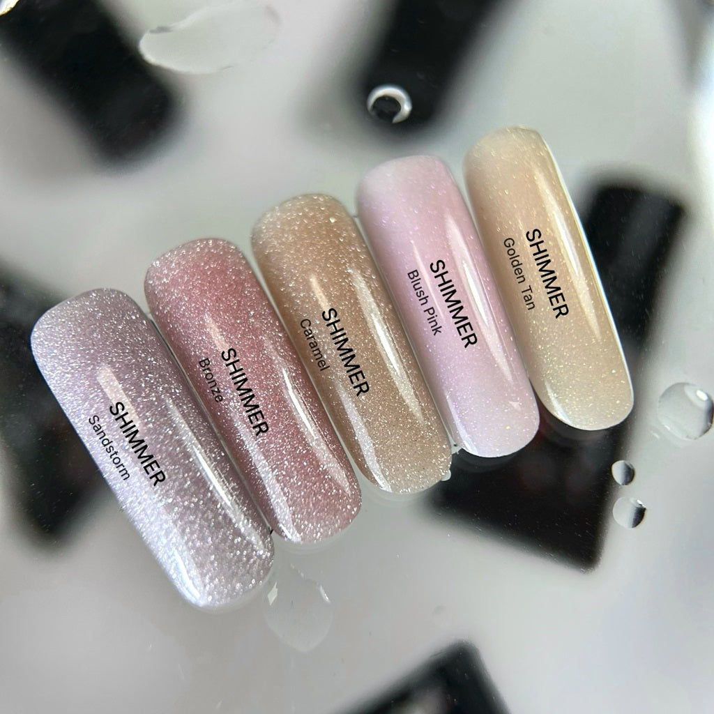PolyGel PolyMix Blush Pink with shimmer 60 ml Atica
