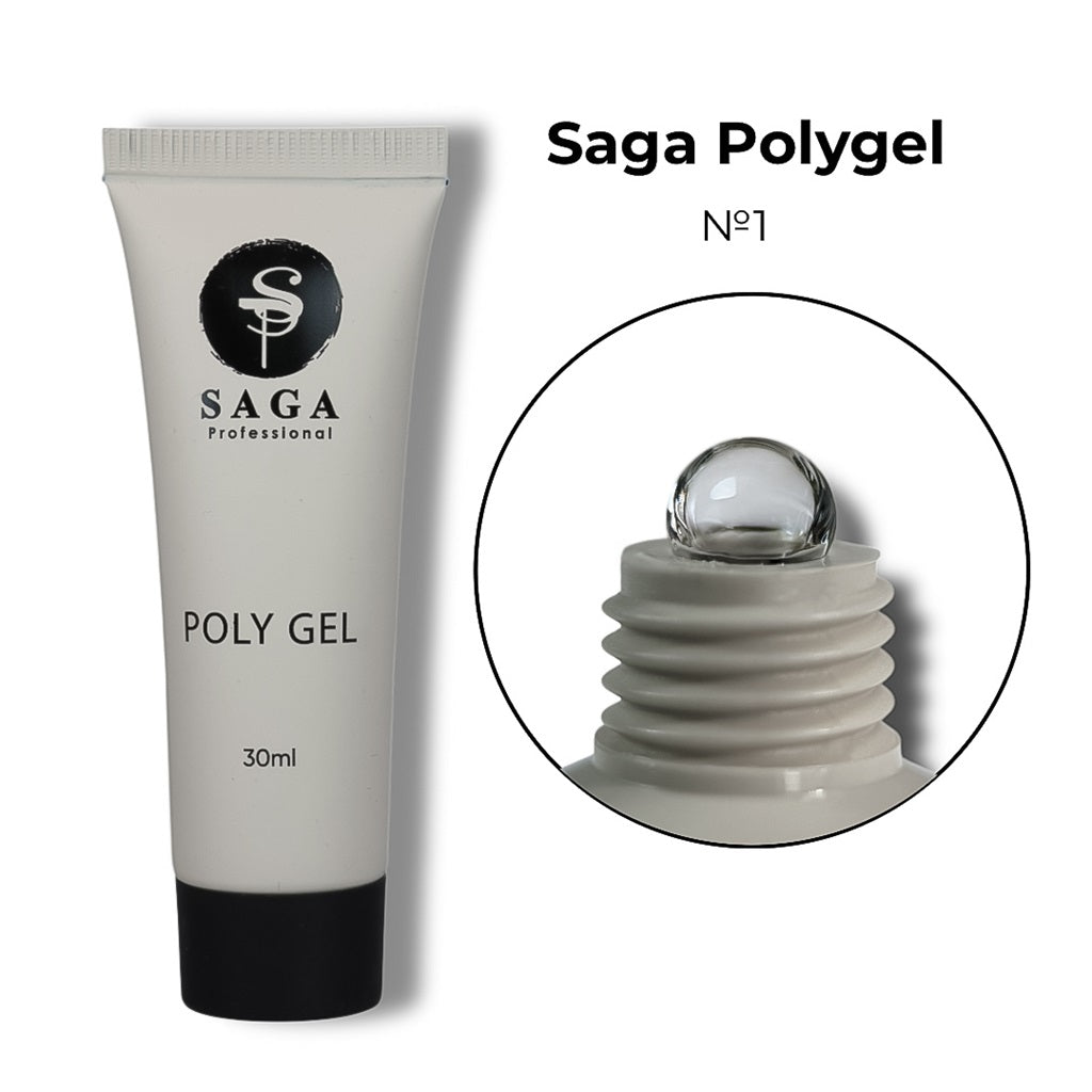 PolyGel №1 30 мл Saga Professional