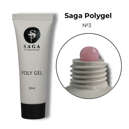 PolyGel №3 30 мл Saga Professional