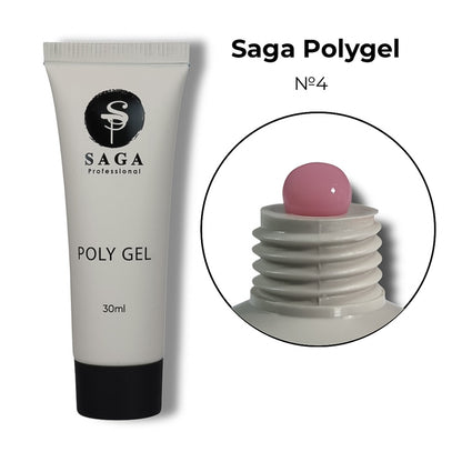 PolyGel №4 30 мл Saga Professional