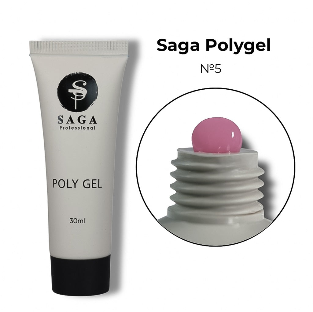 PolyGel №5 30 мл Saga Professional