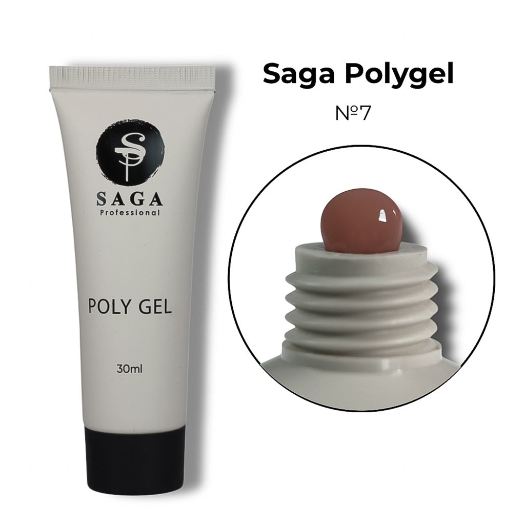 PolyGel №7 30 мл Saga Professional