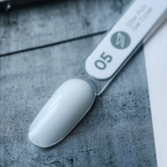 PolyGel White 30 ml Siller