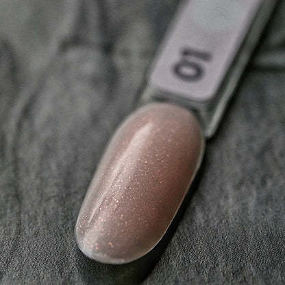 PolyGel з блискітками №1 30 ml Siller