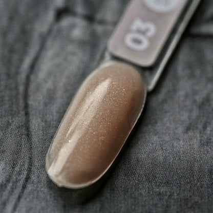 PolyGel з блискітками №3 30 ml Siller