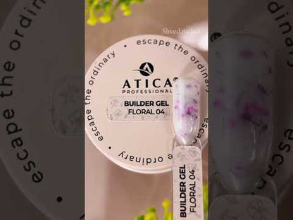 Builder Gel Floral №2 - Milky Blue 30ml Atica