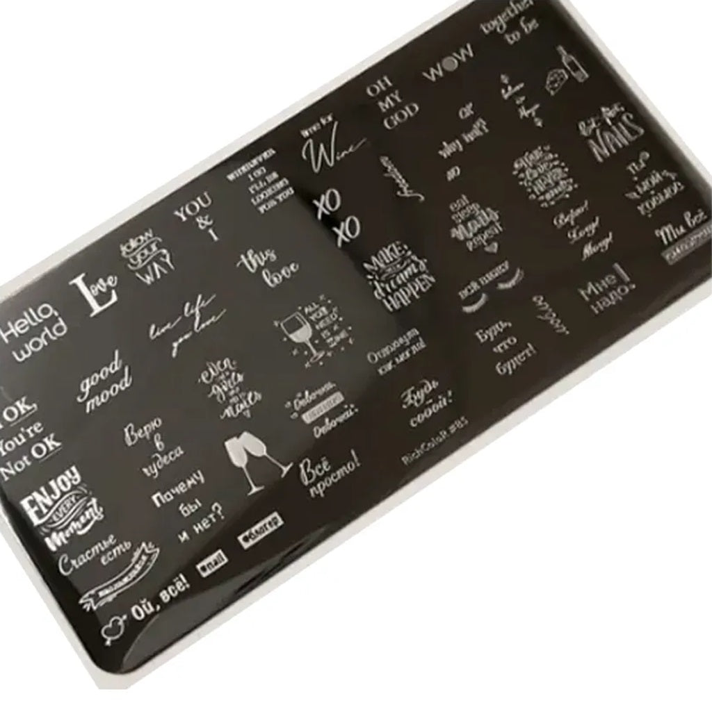 Plaque de Stamping RichColor