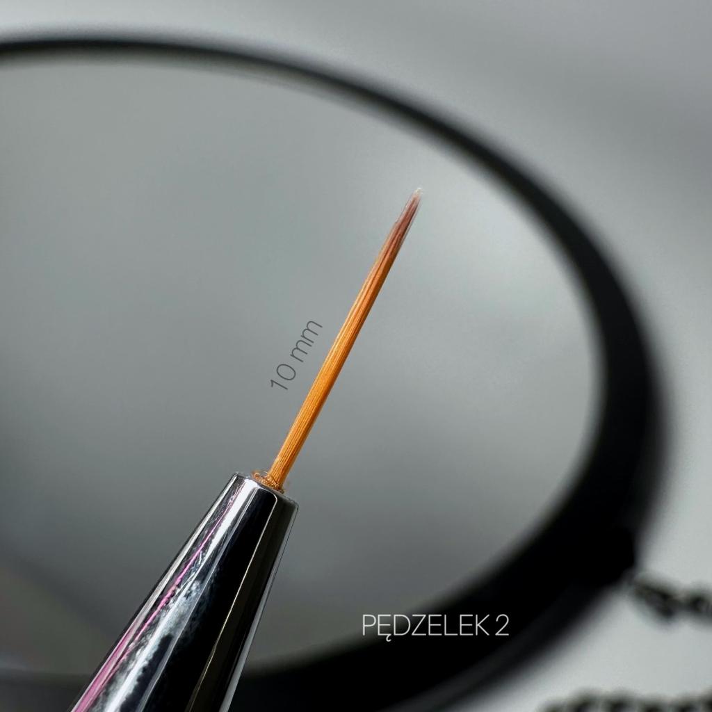Nail art brush - Liner №2 10mm Saga Professional