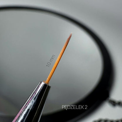 Nail art brush - Liner №2 10mm Saga Professional