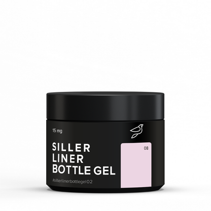 Gel BOTTLE Liner №8 15 ml Siller