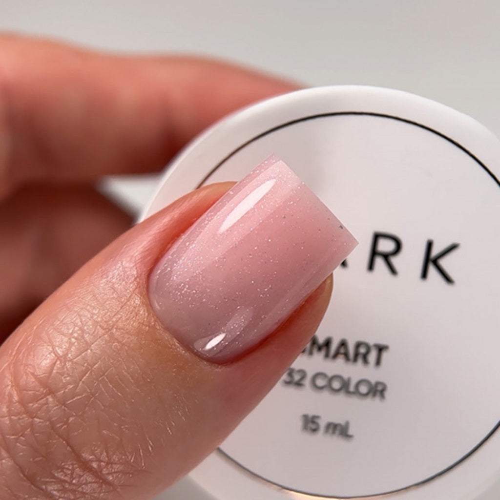 Smart gel (pink with glitter) №32 Dark