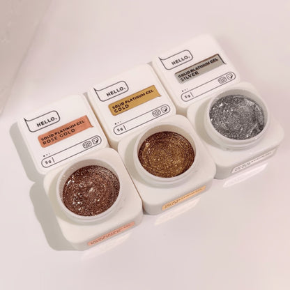 Paint gel Solid Silver 5 ml HEYLOVE