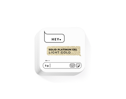 Гель-фарба Solid Light Gold 5 ml HEYLOVE