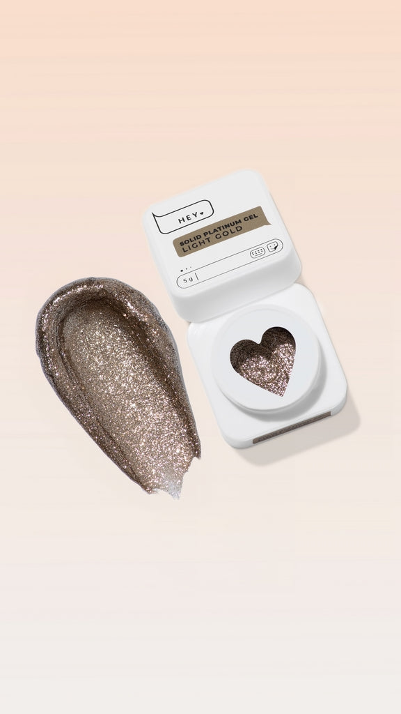 Гель-фарба Solid Light Gold 5 ml HEYLOVE