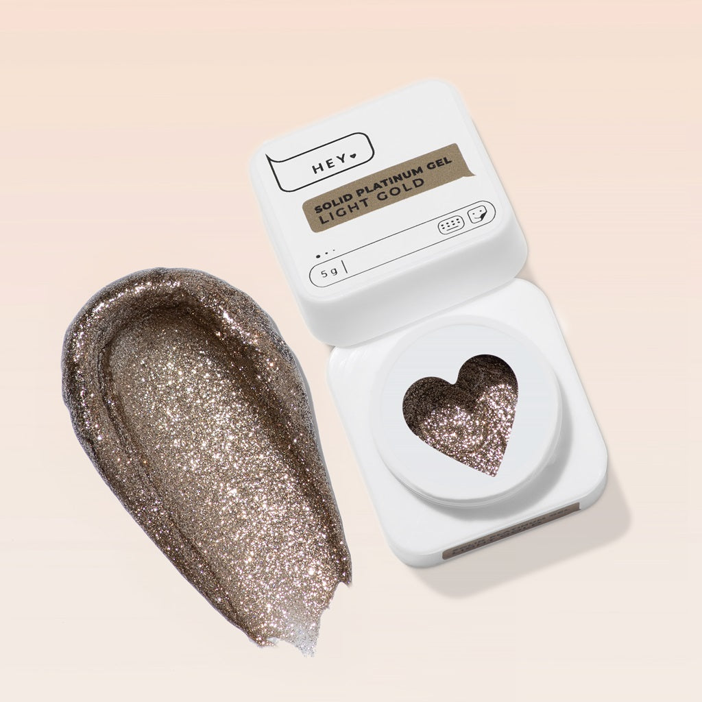 Gel paint Solid Light Gold 5 ml HEYLOVE