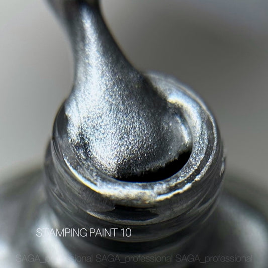 Stamping Paint №10 8ml Saga Professional