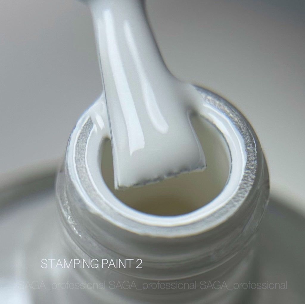 Stamping Paint №2 8ml Saga Professional - Good Girl Gel
