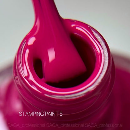 Boja za stamping №6 8ml Saga Professional