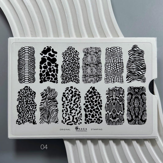 Stamping Plate №4 Skin Saga Professional