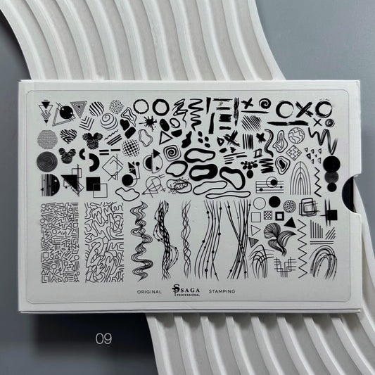 Stamping Plate №9 Spase Saga Professional