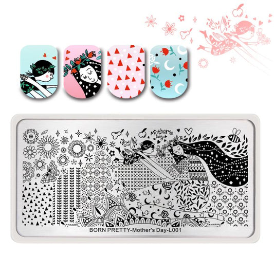Stamping Plate Mother's Day L001