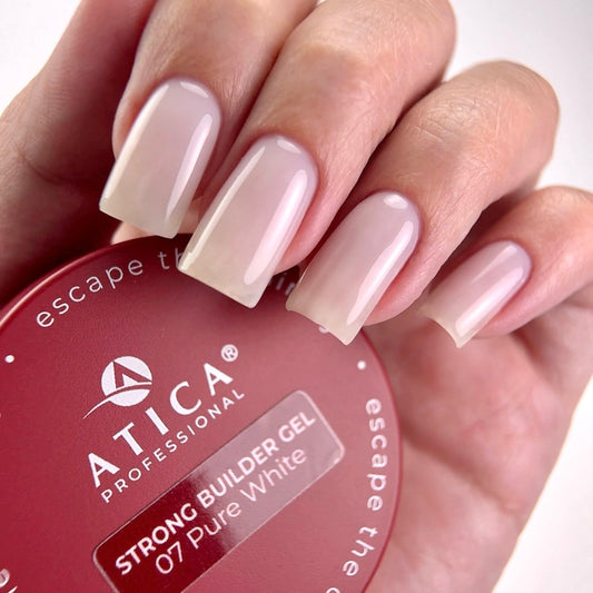 Гель для наращивания Strong №7 - Pure White 30 мл Atica