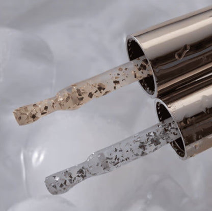 Top Glossy Silver Flakes 15 ml HEYLOVE