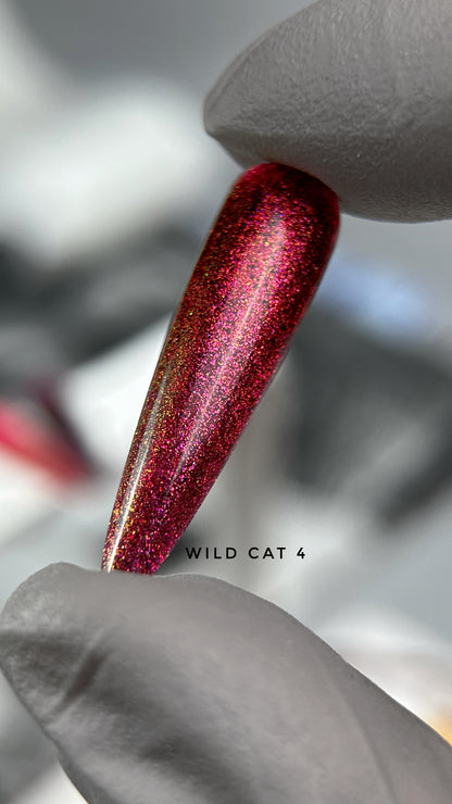 Gel polish Wild Cat №4 9 ml Saga Professional